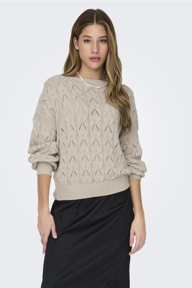 ONLBRYNN LIFE STRUCTURE L/S PUL KNT 15222853 PUMICE STONE